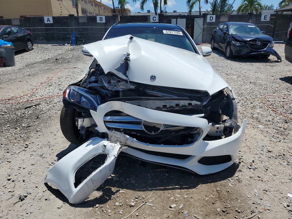 2018 Mercedes-benz C მანქანა იყიდება აუქციონზე, vin: WDDWF4JB6JR323603, აუქციონის ნომერი: 67017286