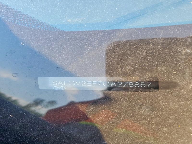 Aukcja sprzedaży 2016 Land Rover Range Rover, vin: SALGV2EF7GA278867, numer aukcji: 65156576