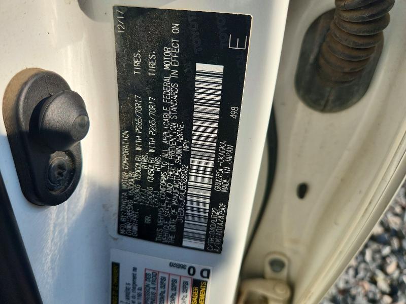 Aukcja sprzedaży 2018 Toyota 4runner, vin: JTEBU5JR4J5528082, numer aukcji: 66485396