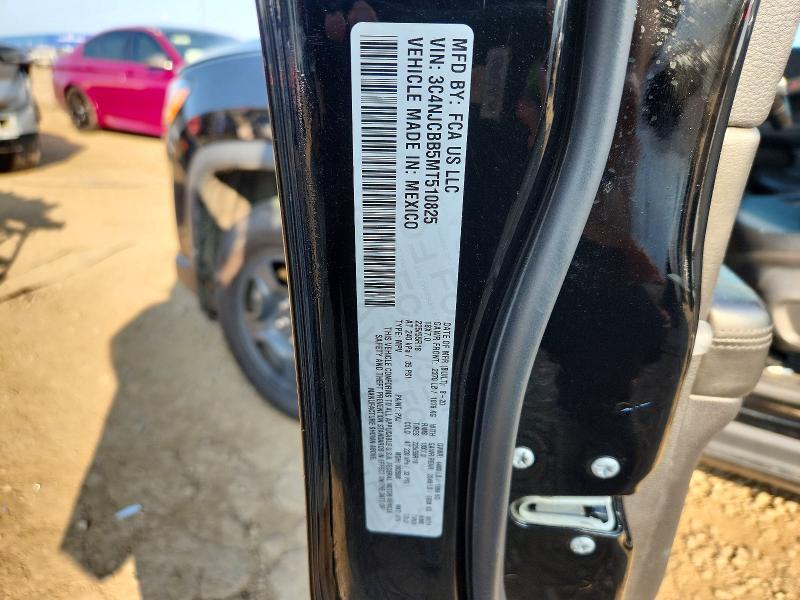 64036246 :رقم المزاد ، 3C4NJCBB5MT510825 vin ، 2021 Jeep Compass مزاد بيع