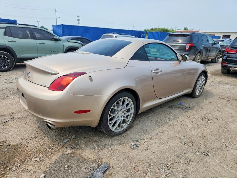 64540096 :رقم المزاد ، JTHFN48YX20001395 vin ، 2002 Lexus Sc مزاد بيع