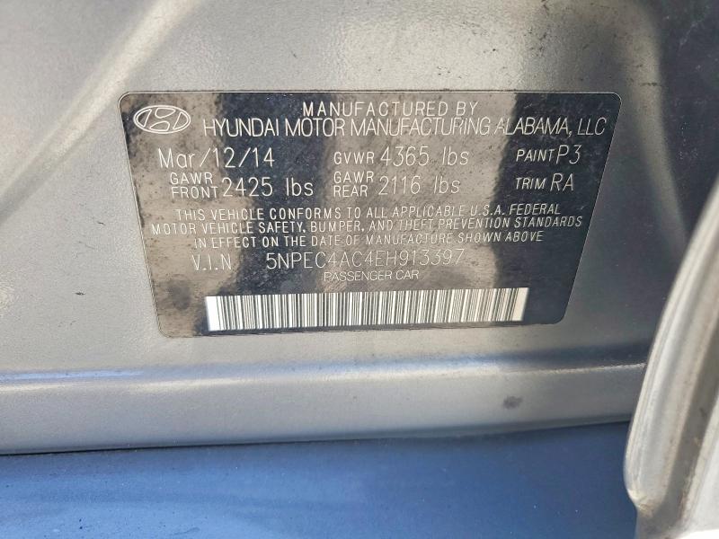 Aukcja sprzedaży 2014 Hyundai Sonata, vin: 5NPEC4AC4EH913397, numer aukcji: 64669616