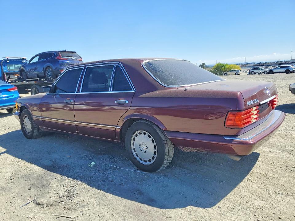 66791006 :رقم المزاد ، WDBCA35E0MA603805 vin ، 1991 Mercedes-benz 420 مزاد بيع