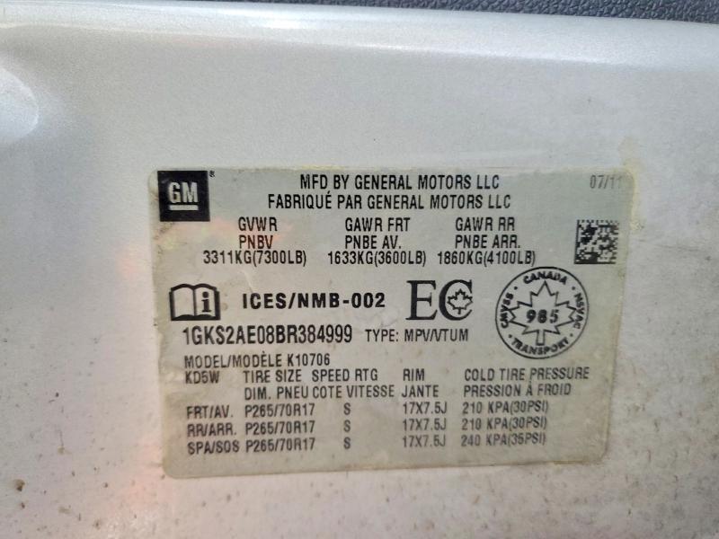 Продаж на аукціоні авто 2011 Gmc Yukon, vin: 1GKS2AE08BR384999, номер лоту: 65208156