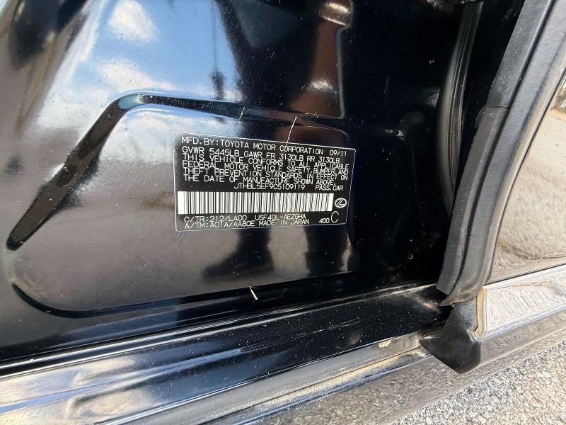 Продажа на аукционе авто 2012 Lexus Ls, vin: JTHBL5EF9C5109119, номер лота: 67493116