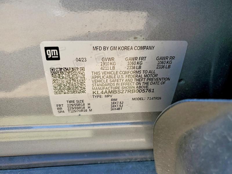 Aukcja sprzedaży 2024 Buick Encore Gx, vin: KL4AMBS27RB005761, numer aukcji: 65999566