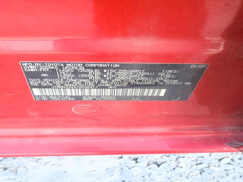 Продажа на аукционе авто 2007 Toyota Rav4, vin: JTMBD33V676036417, номер лота: 65875996
