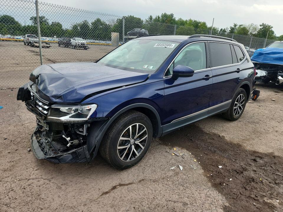 2021 Volkswagen Tiguan მანქანა იყიდება აუქციონზე, vin: 3VV2B7AX8MM091286, აუქციონის ნომერი: 66493986