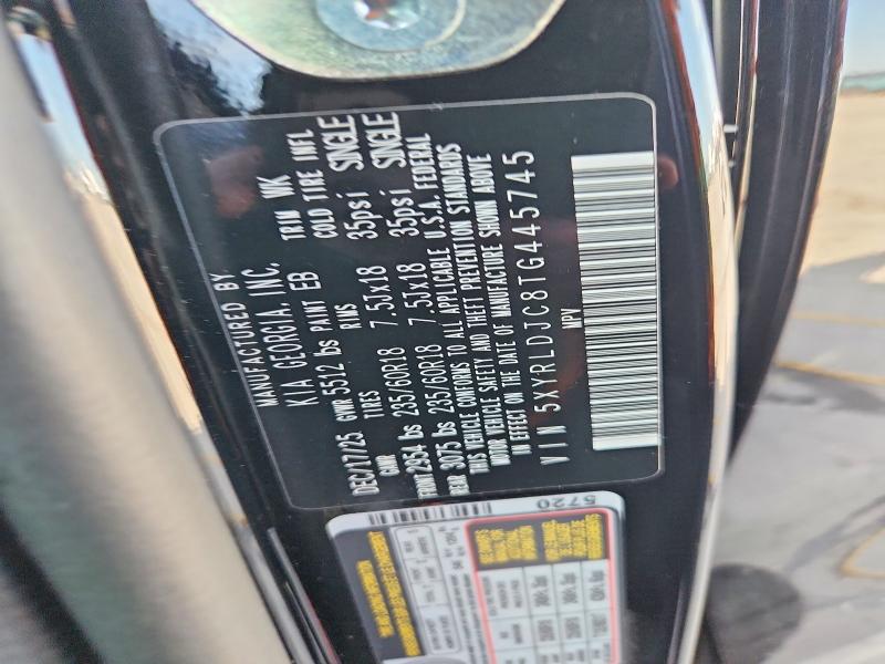 Продажа на аукционе авто 2026 Kia Sorento, vin: 5XYRLDJC8TG445745, номер лота: 66834896