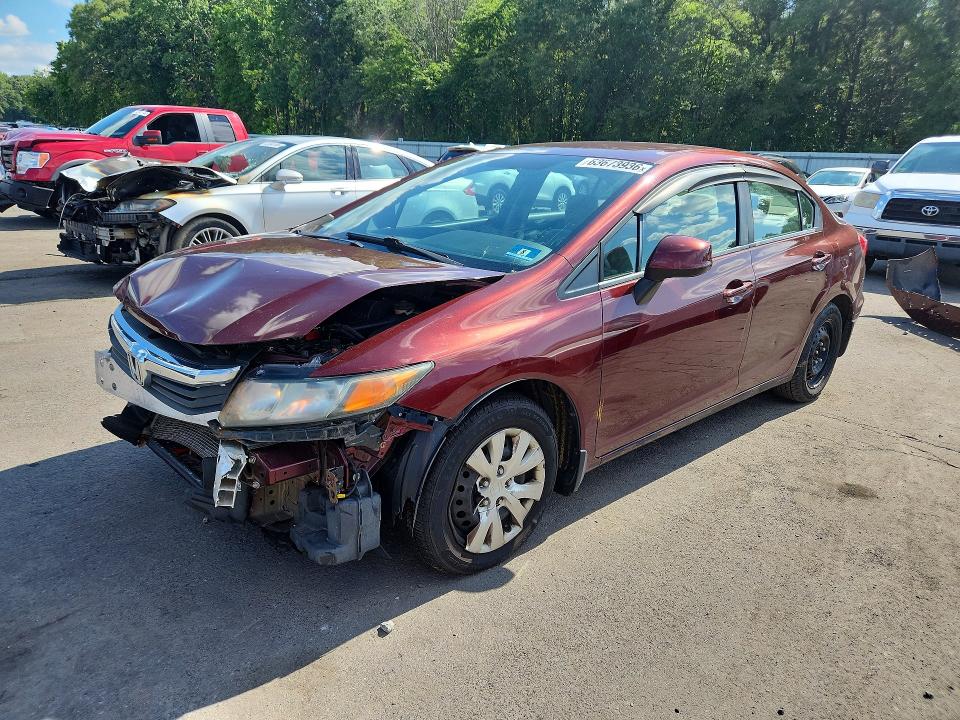 Aukcja sprzedaży 2012 Honda Civic, vin: 19XFB2F52CE317664, numer aukcji: 63673936