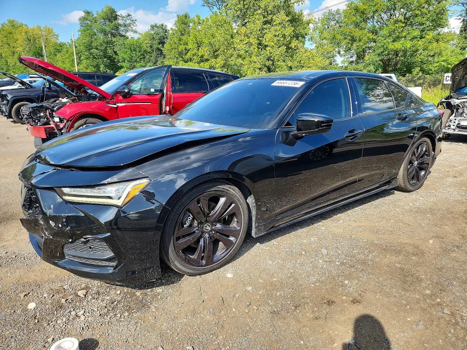 2021 Acura Tlx მანქანა იყიდება აუქციონზე, vin: 19UUB5F48MA007458, აუქციონის ნომერი: 66667236