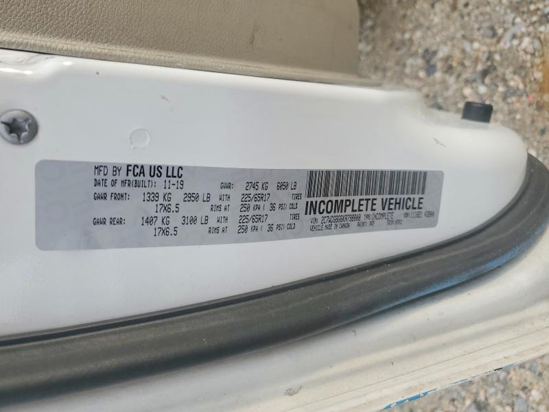 2019 Dodge Grand Caravan მანქანა იყიდება აუქციონზე, vin: 2C7WDGBG6KR798808, აუქციონის ნომერი: 64856836