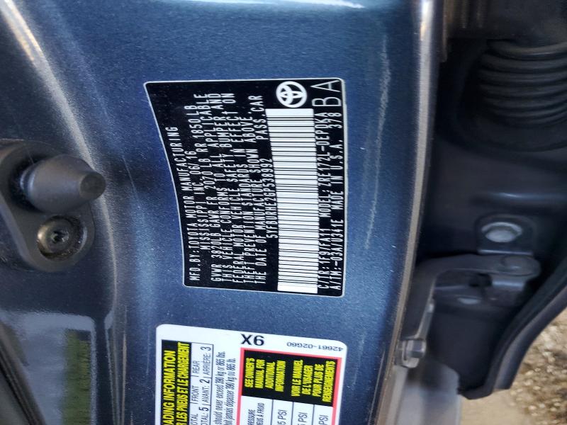 2016 Toyota Corolla მანქანა იყიდება აუქციონზე, vin: 5YFBURHE2GP538992, აუქციონის ნომერი: 64805686