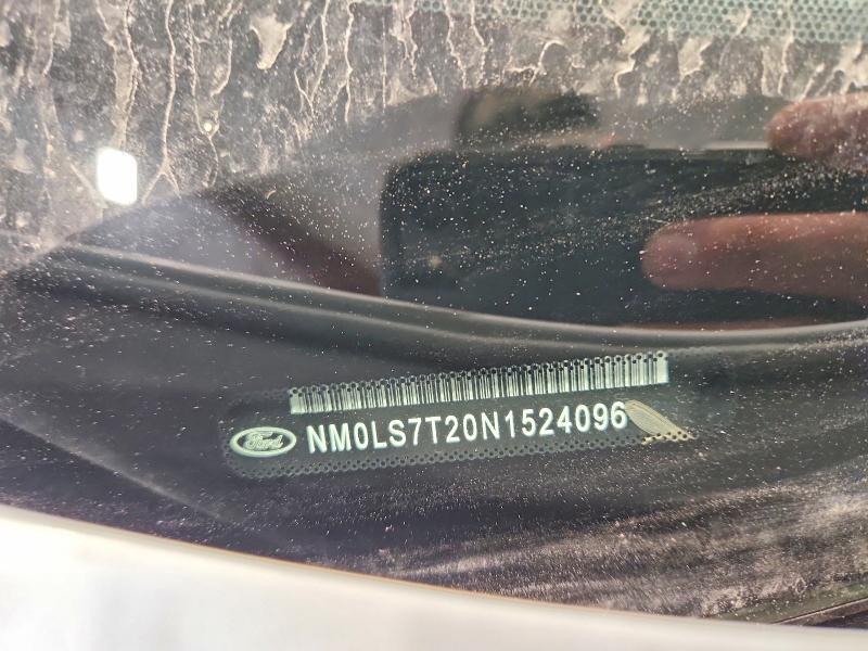 63381566 :رقم المزاد ، NM0LS7T20N1524096 vin ، 2022 Ford Transit مزاد بيع