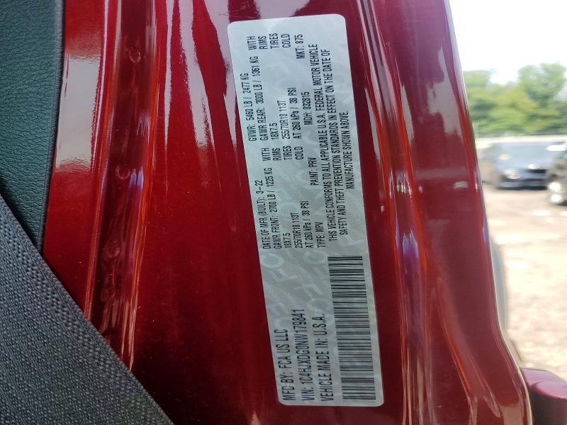 Aukcja sprzedaży 2022 Jeep Wrangler Unlimited, vin: 1C4HJXDG0NW179841, numer aukcji: 63864236