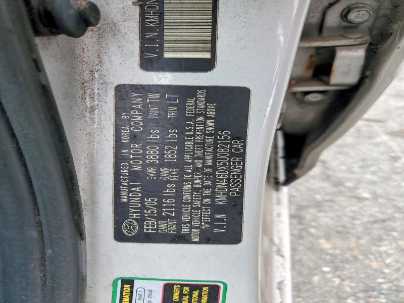 Aukcja sprzedaży 2005 Hyundai Elantra, vin: KMHDN46DX5U082156, numer aukcji: 63812316