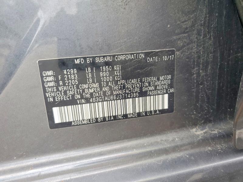 Aukcja sprzedaży 2018 Subaru Impreza, vin: 4S3GTAU66J3714385, numer aukcji: 63444526