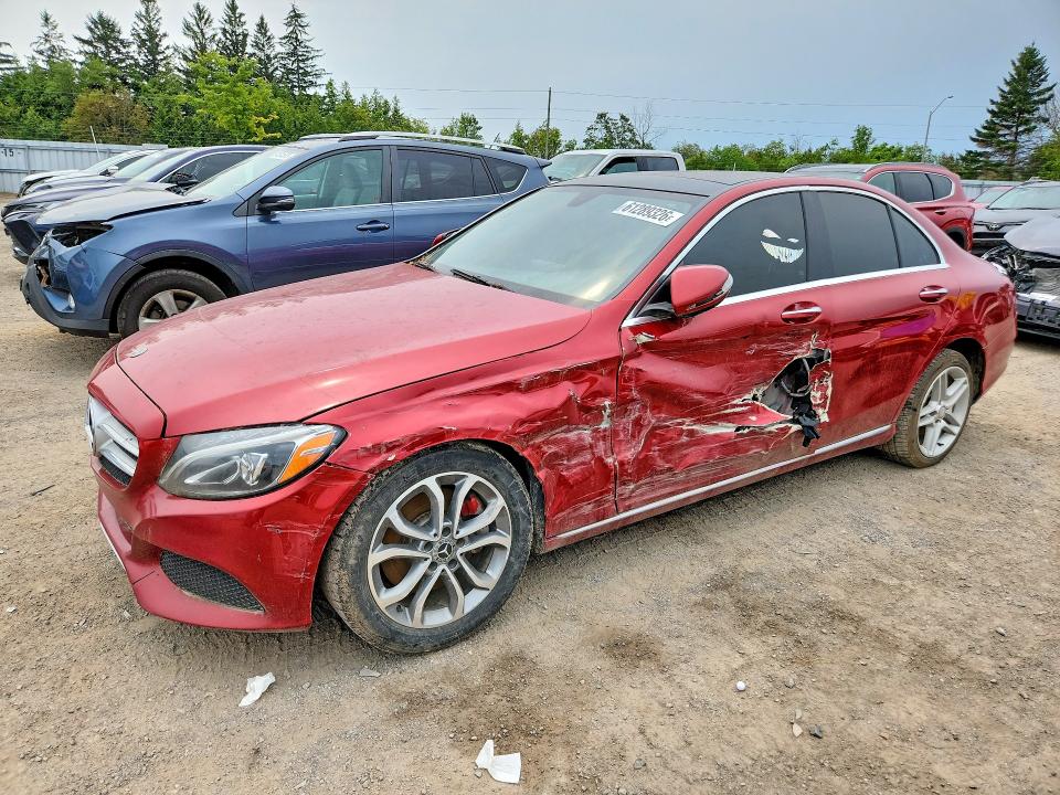2018 Mercedes-benz C მანქანა იყიდება აუქციონზე, vin: 55SWF4KB4JU250485, აუქციონის ნომერი: 61289326
