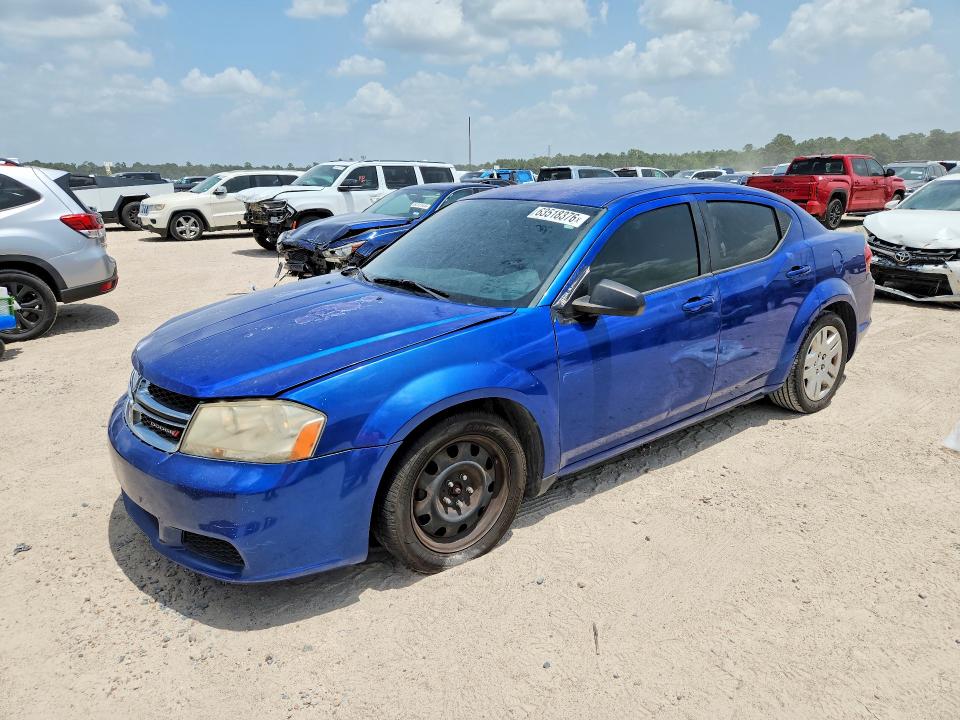 2014 Dodge Avenger მანქანა იყიდება აუქციონზე, vin: 1C3CDZAG4EN166750, აუქციონის ნომერი: 63518376