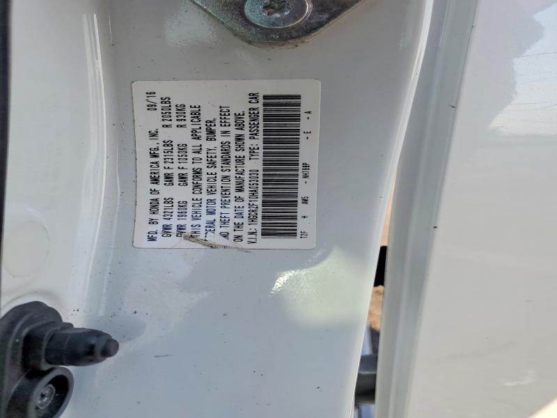 Aukcja sprzedaży 2017 Honda Accord, vin: 1HGCR2F10HA053030, numer aukcji: 63651886