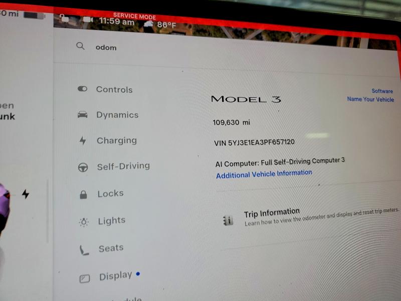 Продажа на аукционе авто 2023 Tesla Model 3, vin: 5YJ3E1EA3PF657120, номер лота: 66785836