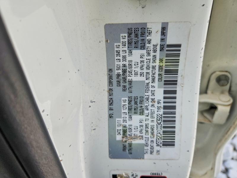 Aukcja sprzedaży 2012 Mazda Cx-9, vin: JM3TB2CA1C0343922, numer aukcji: 64981566