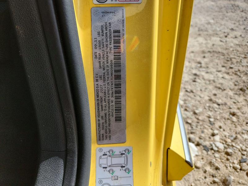 Продажа на аукционе авто 2012 Volkswagen Beetle, vin: 3VWJX7AT7CM609408, номер лота: 64968016
