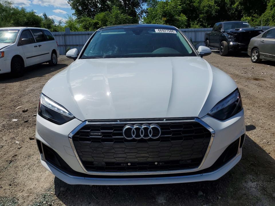 2021 Audi A5 მანქანა იყიდება აუქციონზე, vin: WAUAACF57MA020099, აუქციონის ნომერი: 66927506