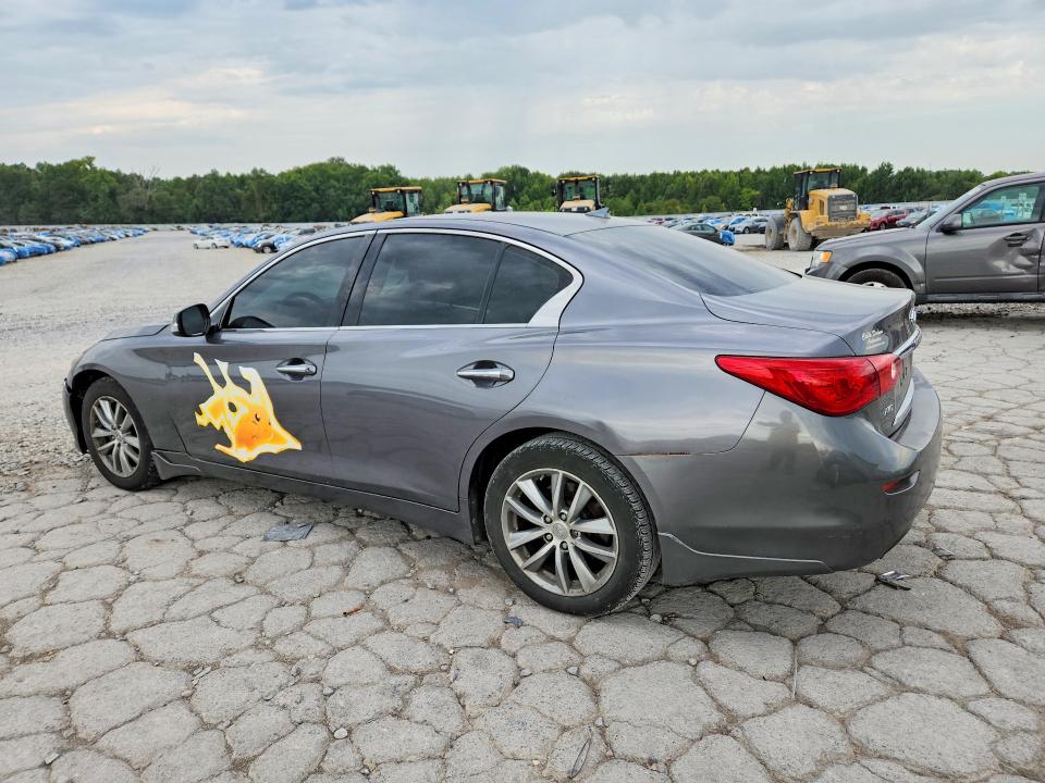 2014 Infiniti Q50 მანქანა იყიდება აუქციონზე, vin: JN1BV7AR8EM703333, აუქციონის ნომერი: 65474836