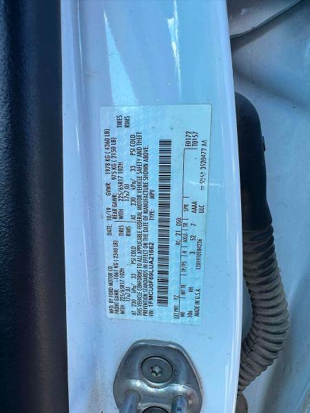 65150516 :رقم المزاد ، 1FMCU0F69LUA21662 vin ، 2020 Ford Escape مزاد بيع