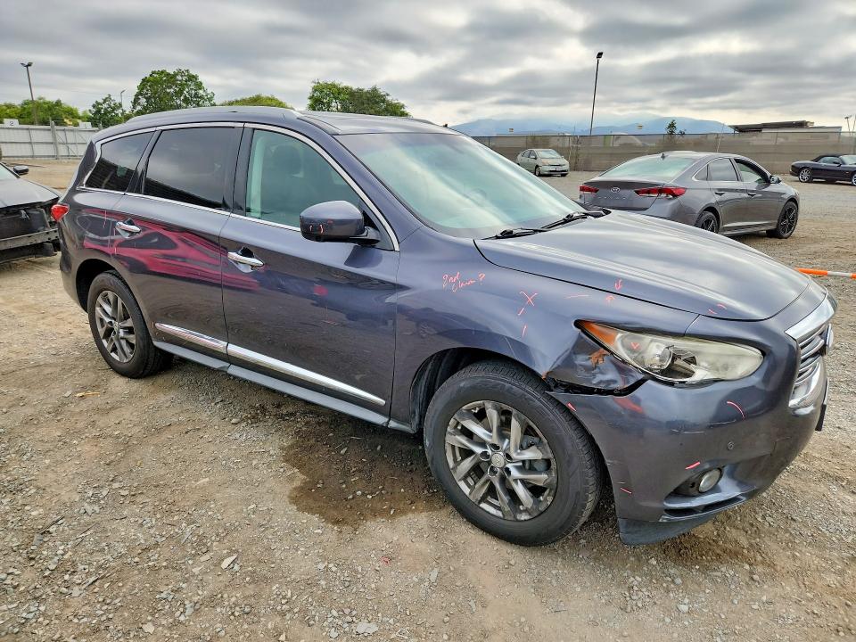 2013 Infiniti Jx35 მანქანა იყიდება აუქციონზე, vin: 5N1AL0MN8DC329532, აუქციონის ნომერი: 64696986