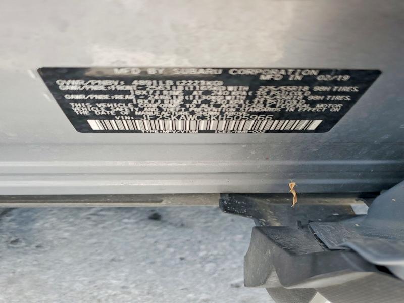 Продажа на аукционе авто 2019 Subaru Forester, vin: JF2SKAWC3KH505966, номер лота: 67176306