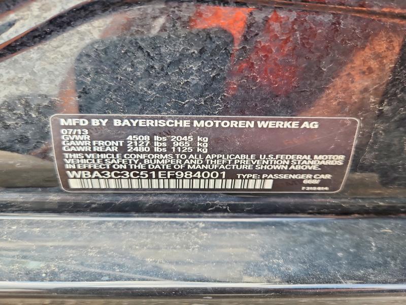 Продаж на аукціоні авто 2014 Bmw 320, vin: WBA3C3C51EF984001, номер лоту: 63704126