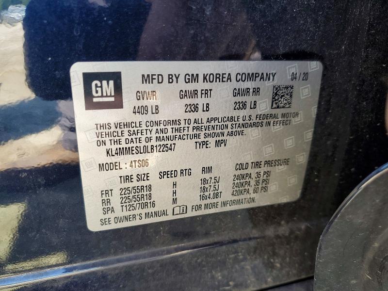 Продажа на аукционе авто 2020 Buick Encore Gx, vin: KL4MMESL0LB122547, номер лота: 63229686
