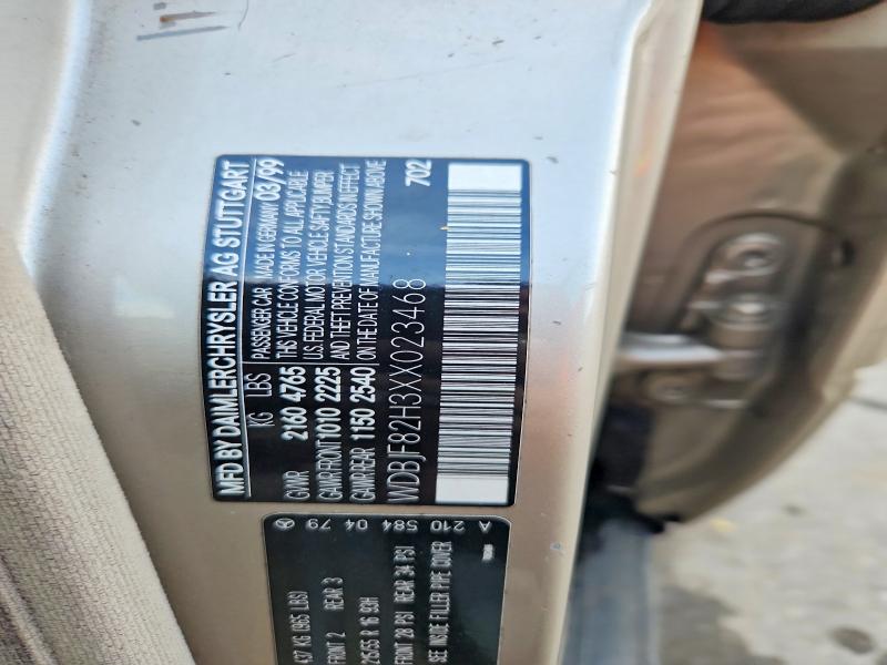 Aukcja sprzedaży 1999 Mercedes-benz E, vin: WDBJF82H3XX023468, numer aukcji: 65002956