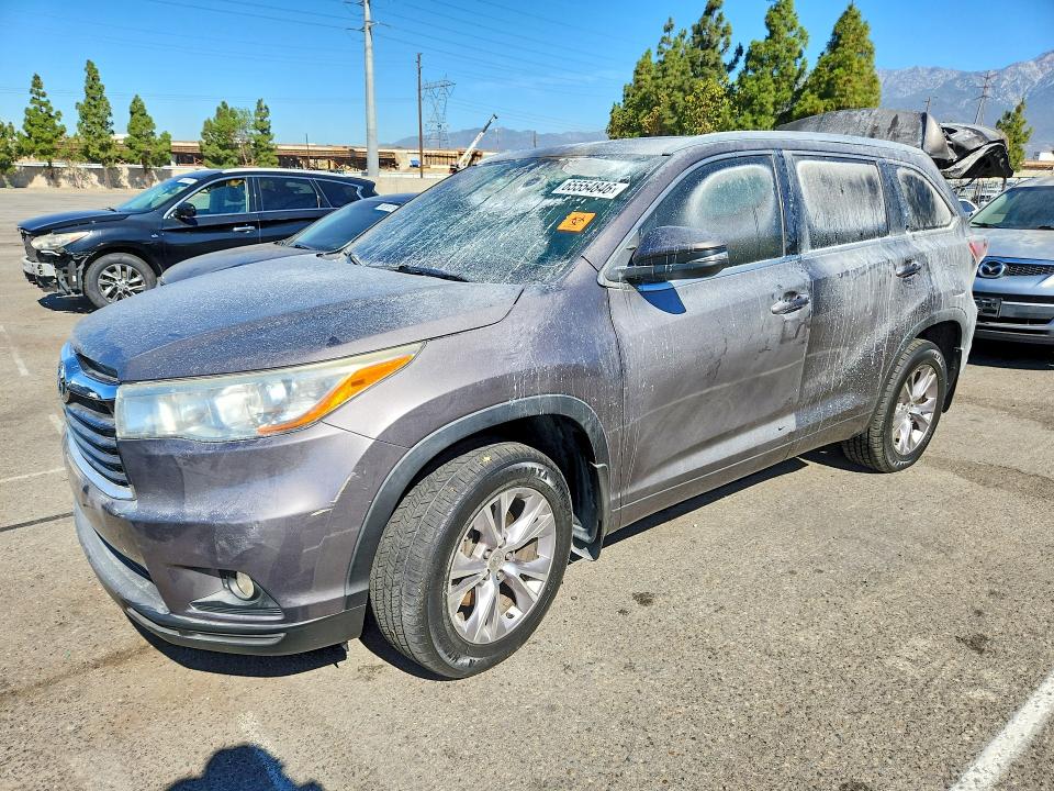 Aukcja sprzedaży 2015 Toyota Highlander, vin: 5TDKKRFH4FS070739, numer aukcji: 65554846