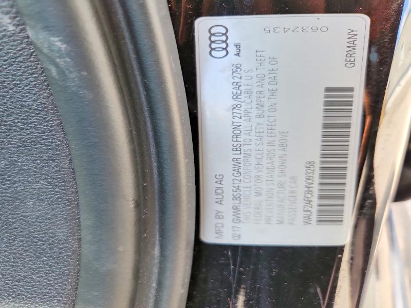 Auction sale of the 2017 Audi A6, vin: WAUF2AFC8HN093258, lot number: 66552986