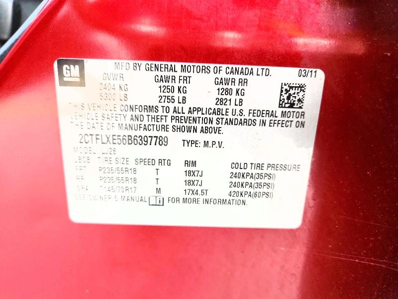 Aukcja sprzedaży 2011 Gmc Terrain, vin: 2CTFLXE56B6397789, numer aukcji: 64101676