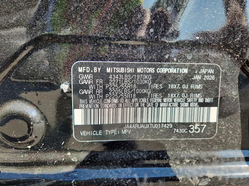 Aukcja sprzedaży 2026 Mitsubishi Outlander Sport, vin: JA4ARUAUXTU017429, numer aukcji: 66287606