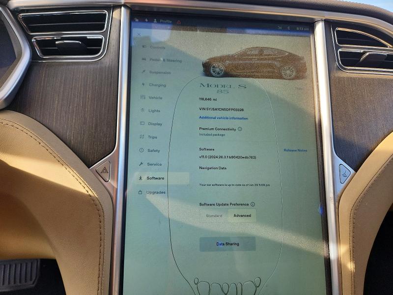 Продажа на аукционе авто 2013 Tesla Model S, vin: 5YJSA1CN5DFP03328, номер лота: 65838876
