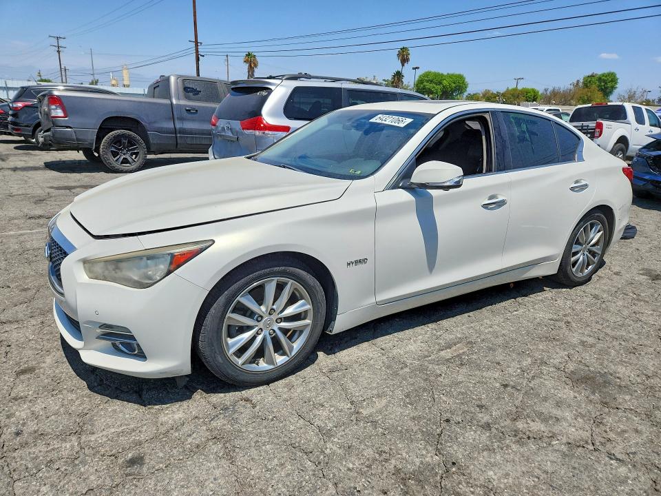 Auction sale of the 2014 Infiniti Q50 Hybrid, vin: JN1AV7AP8EM690562, lot number: 64321066