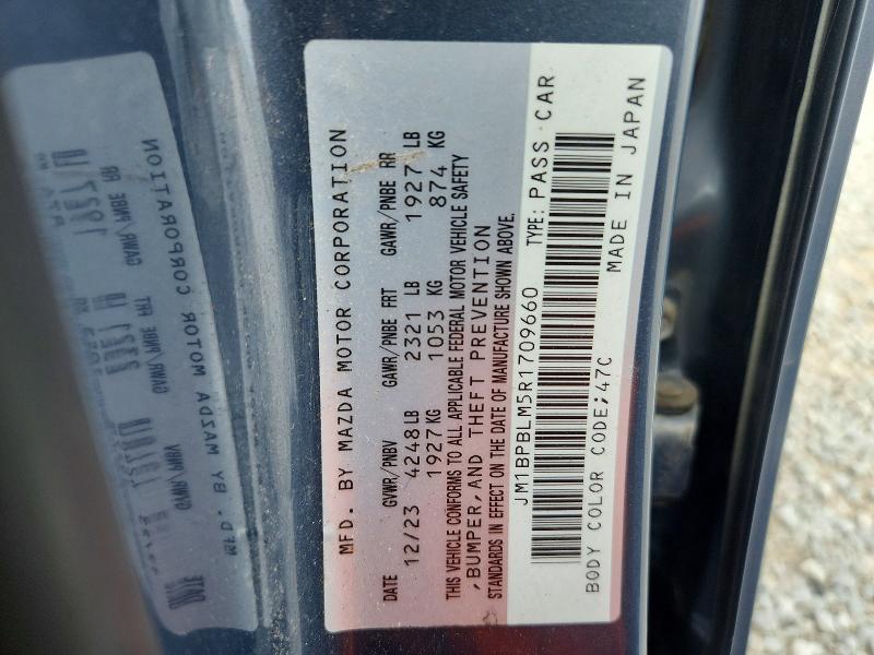 Продаж на аукціоні авто 2024 Mazda 3, vin: JM1BPBLM5R1709660, номер лоту: 67117756