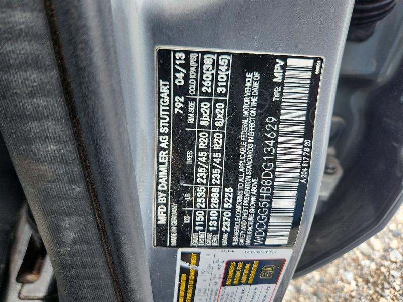 2013 Mercedes-benz Glk მანქანა იყიდება აუქციონზე, vin: WDCGG5HB8DG134629, აუქციონის ნომერი: 64741686