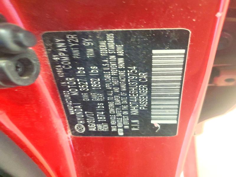 Продаж на аукціоні авто 2017 Hyundai Accent, vin: KMHCT4AE6HU379754, номер лоту: 65395006
