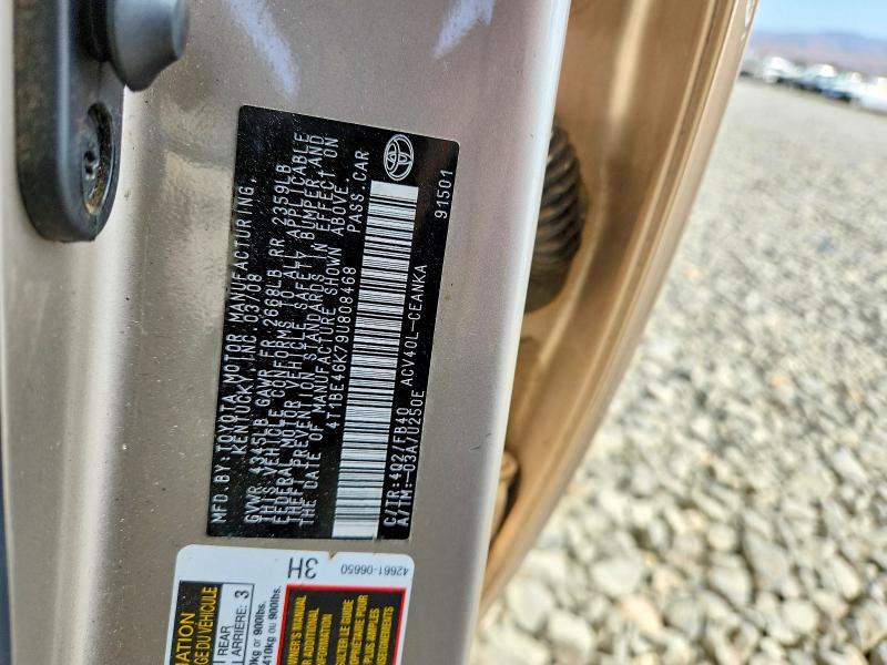 Продажа на аукционе авто 2009 Toyota Camry, vin: 4T1BE46K79U808468, номер лота: 64676346