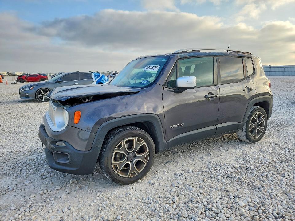 Продаж на аукціоні авто 2018 Jeep Renegade, vin: ZACCJADB7JPG99554, номер лоту: 63946236