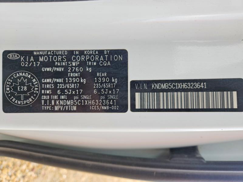 Продажа на аукционе авто 2017 Kia Sedona, vin: KNDMB5C1XH6323641, номер лота: 65173506