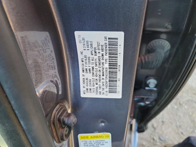 Продаж на аукціоні авто 2015 Honda Accord, vin: 1HGCR6F70FA008906, номер лоту: 66736706