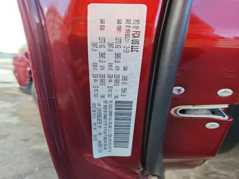 62485266 :رقم المزاد ، 1C4PJMDX8KD389735 vin ، 2019 Jeep Cherokee مزاد بيع