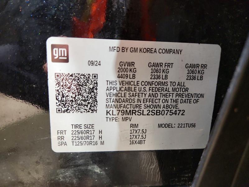 Aukcja sprzedaży 2025 Chevrolet Trailblazer, vin: KL79MRSL2SB075472, numer aukcji: 65321286